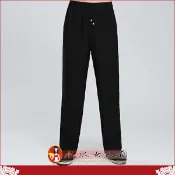 【現貨L/XXL/3XL秒出】男士棉麻功夫褲 黑色中國風長褲 書卷氣質漢服下身 2819｜水水女人國