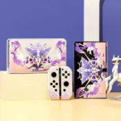 適用於✨switch 2 保護殼✨ SwitchOLED保護殼 NS續航版Switch2保護套可插底座 阿爾宙斯 995