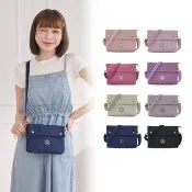 【熱銷素色】時光旅人 - 知性橫式三層斜背小包 - 共八色