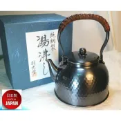 SHINKO~日本製造~新光堂~IH3518~黑~銅製水壺~2.3L~電磁爐可用~銅壺~