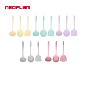 【蝦皮直營】NEOFLAM Premium矽銀系列廚房配件三件組-5色任選(鍋鏟/湯勺/漏勺) 廚房用具 烹飪工具