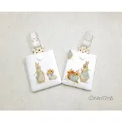 唯小伊手作＊田園兔兔＊寶寶平安符袋/香火袋/護身符袋/平安福袋＊可愛＊客製*