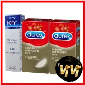 Durex杜蕾斯 超薄裝 保險套 24入裝+Durex杜蕾斯 KY潤滑劑 100g 安全防護 情趣用品