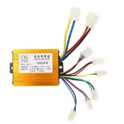 【Lixada】 24V 350W 電動自行車有刷控制器鋁合金電機速度更換踏板車三輪車金色