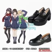 【小新cosplay】路人女主的養成方法加藤惠英梨梨霞之丘詩羽cosplay鞋jk制服鞋