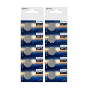 【Philips 飛利浦】鈕扣型鋰電池CR2032(*10入)