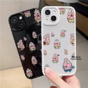 趣味滿屏派大星 亞克力防摔手機殼 透明 iPhone 17 16 15 14 13 12 11 Pro Max 保護殼