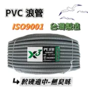 台灣製造 含稅附發票 pvc塑膠浪管 浪管密封型 塑膠  蛇管 天花板電線導管 3分/4分
