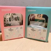 【今日特價🔥關注有禮】星巴克迷你書包櫻花季繽紛春零錢包卡通包迷你包帆布包硬幣包