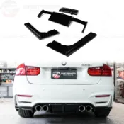 KP擎利國際 BMW F30 AN M3包 三件式亮黑 V款 後下巴 可搭配M3大包