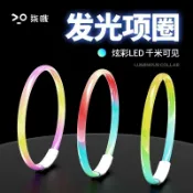 滿屋妍選 （熱門爆品）（萬人回購）狗狗發光項圈夜間遛狗夜光夜行燈大小型犬防走失帶燈充電寵物脖圈