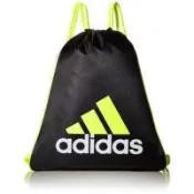 Adidas 2018時尚Burst黑黃色前後雙用抽繩後背包