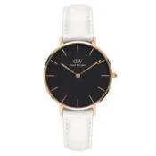 DW Daniel Wellington 經典獨特時尚優質皮革腕錶-玫瑰金框/32mm(DW00100283)