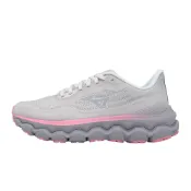 Mizuno 美津濃 慢跑鞋 Wave Horizon 9 超寬楦 女鞋 灰 粉紅 支撐  緩震 J1GD2631-71