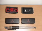BMW E36 排檔座電動窗開關,故障燈開關(請詳看說明)