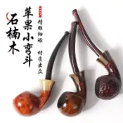 ERLIAO 多款可選 石楠木 煙鬥 石楠木煙鬥 手工 直柄 老式傳統 過濾專用煙具 送禮 男士禮物 可拆卸 光麵