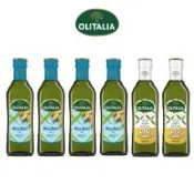 Olitalia 奧利塔 玄米油500ml x4罐+地中海精選特級初榨橄欖油500ml x2罐