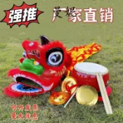 【臺灣熱銷】獅子頭舞獅子兒童獅頭玩具幼兒表演道具套裝小孩舞獅頭塑料小獅子  獅子頭 舞龍舞獅 醒獅 演出