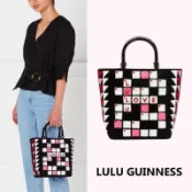 現貨🔥英國設計師品牌LULU GUINNESS 手工刺繡BIBI 托特包 俏皮賓果包