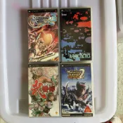 「二手」 PSP 遊戲片 收藏出清 魔物獵人2、夢幻之星、R-Type Tactics、天地之門2 武雙傳
