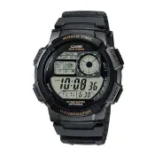 【CASIO 卡西歐】世界地圖電子錶(AE-1000W-1A)
