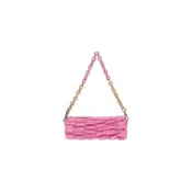 (店+)【CHARLES & KEITH】皺褶鍊條水桶包 單肩包 百搭女款 小CK S號 粉紅色/淺紫色/橙色 CK2-20781716