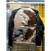 【仙瑩】絡繰魂 鷲 老鷹 刺繡 橫須賀外套 雙面穿 日本進口正版