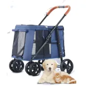 Bello正品📍中大型犬適用 大車籠寵物推車外出用品寵物包 多隻中小犬適用 一體折疊大空間承重30公斤 LD07-M
