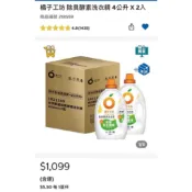 （免運）橘子工坊 除臭酵素洗衣精4公升❌100蓋次 製造日期2026