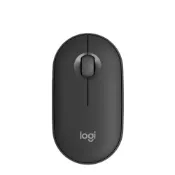 (店+)【Logitech 羅技】M350S 鵝卵石無線滑鼠 石墨灰