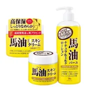 (店+)【Loshi】馬油 北海道 保濕潤膚乳液 保濕乳霜 EX高保濕乳霜