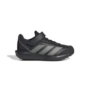 Adidas Faito EL K 中童 童鞋 黑色 魔鬼氈 舒適 運動 慢跑鞋 JS2420
