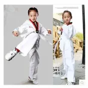緹娜嚴選 tinaestore 【拳道服-夢櫻-單褲-全棉-110-190cm-1件/套-2套/組】兒童款成人款100%全棉跆拳道服 短袖長袖跆拳道服裝-56044