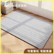 可客製化 北歐 皮革 丝圈硅藻土 地墊 圭藻土 軟地墊 吸水 軟式 軟地墊 速乾 廚房 浴室 洗手間 防滑墊 門墊 踏墊