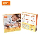 娃娃國【台灣 USL】遊思樂 洞洞板+小彩釘(101pcs)彩盒