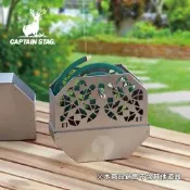【日本鹿牌 CAPTAIN STAG】工業風不鏽鋼蚊香架 UP-2718 蚊香器 蚊香盤 工藝蚊香