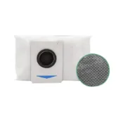 (店+)【LEEHOO】ECOVACS 科沃斯 T20 OMNI/X1 OMNI/T10 OMNI副廠 自動集塵袋 淨味抗菌款12入T20/X1/T10系列