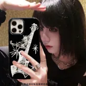 暗黑吉他 iPhone 15 pro max 手機殼 蘋果13保護套12 14 plus 11 XS XR i14 i1
