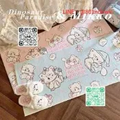 【【開票MO聯名原創少女臥室客毯床邊毯愛i地毯小恐龍樂園正版