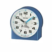 大高雄鐘錶城 seiko SK037 精工鐘 (QHE907L) 夜光特殊造型小鬧鐘(藍)/5.8*5.7*3.4 cm｜樂天領券現折★全館特惠中★指定刷卡回饋10%