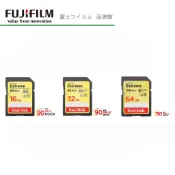 SanDisk Extreme SDXC UHS-1(V30) 記憶卡(公司貨) 32G 64G 128G 富士品牌館