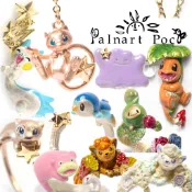 現貨🍑PalnartPoc 寶可夢 戒指 耳環 夢幻 含羞苞 六尾 呆呆獸 日本進口 pokemon 飾品 配飾