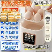 『隔日達⚡多功能蒸蛋器』五年保固 BSMI認證 九大功能 110V多功能蒸蛋器 雙層蒸蛋器 智能預約 蒸蛋神器 早餐機