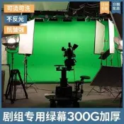 【首選綠景布綠摳圖布道綠布純摳綠幕布證照綠景