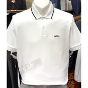 歐洲原裝進口德國HUGO BOSS春夏短袖Polo衫（造型領片無左胸口袋）XH2858