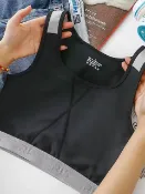 喜挖2店 中性風束胸帶胸墊les大胸顯小帥t背心超平學生運動防震透氣內衣