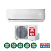 【樂活家電館】標準按裝27200【禾聯 7-9坪分離式冷氣 HI-50B1 / HO-505A 】