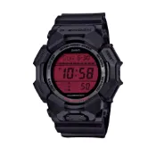 【CASIO 卡西歐】G-SHOCK 黑紅系列 熾熱激情 電子錶款_GD-010BBR-1_51.9mm