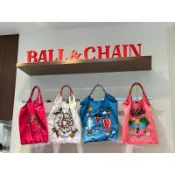 現貨 日本正品 Ball & Chain 史努比 粉紅豹 米奇 魔法兔 甜甜圈 馬車 摩天輪 M尺寸 刺繡購物袋 手提袋