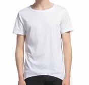 FINDSENSE服飾 FINDSENSE MD 時尚 男 歐美 長款 不規則下擺 大碼 休閒 短袖T恤 特色短T